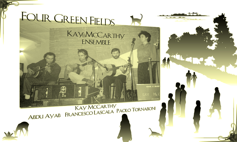 four green fields